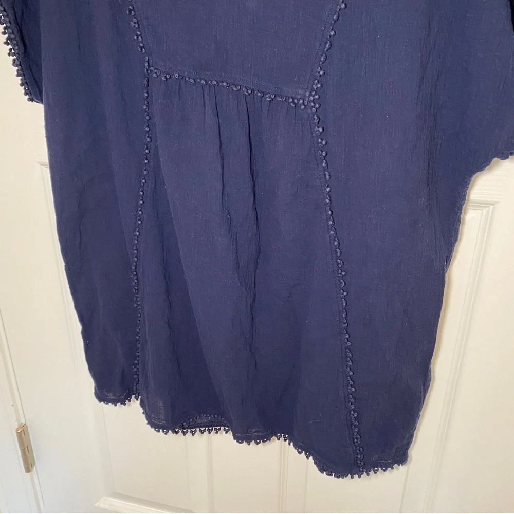 Navy blue top from J. Crew